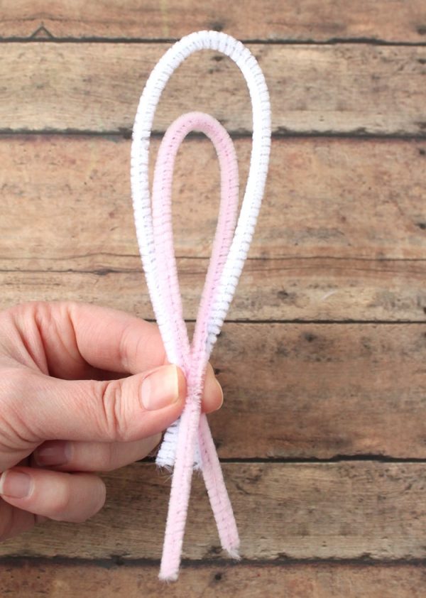 Kids Easter Craft Pipe Cleaner Bunny Ears Cutesy Crafts