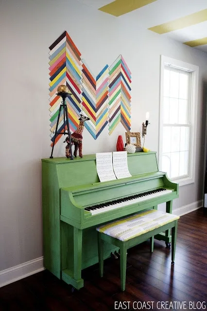 15 Beautiful Piano Painting Makeovers