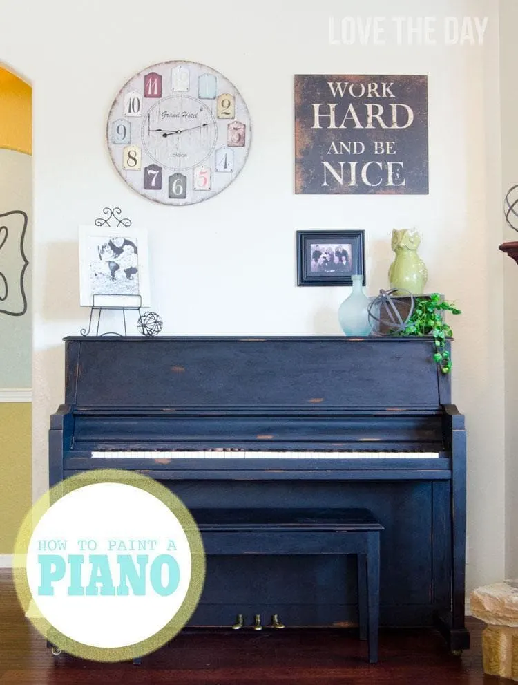 15 Beautiful Piano Painting Makeovers