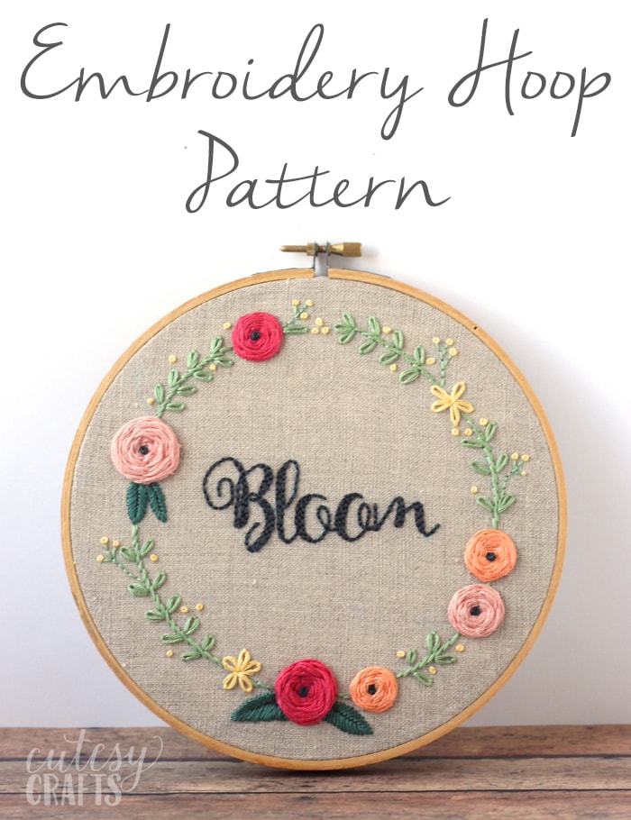 "Bloom" Hand Embroidery Pattern