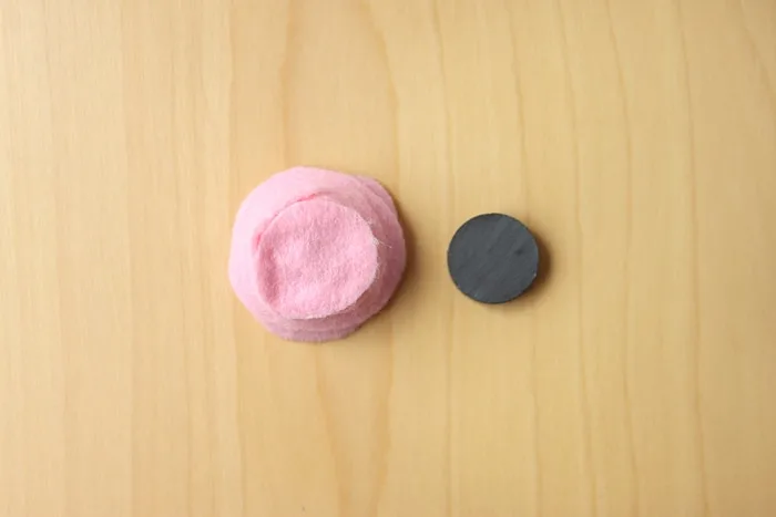 Felt Flower Magnets Tutorial