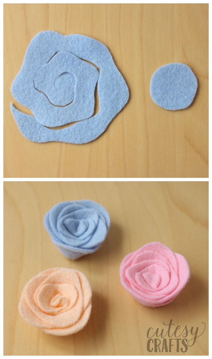 felt flower template