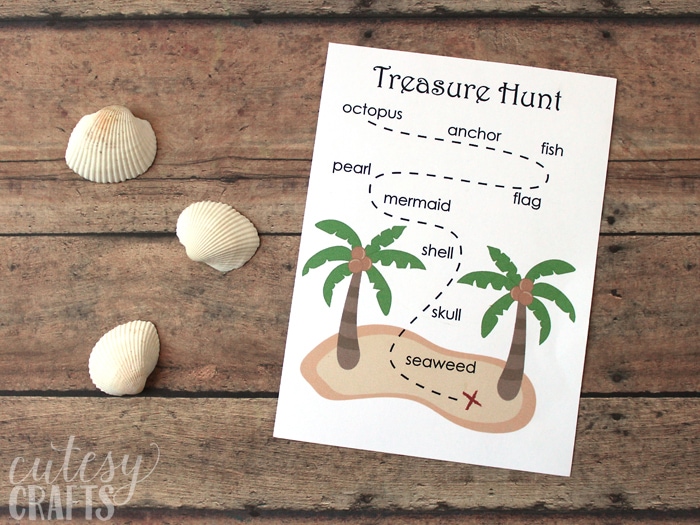 Mermaid Party Ideas - Treasure Hunt Game