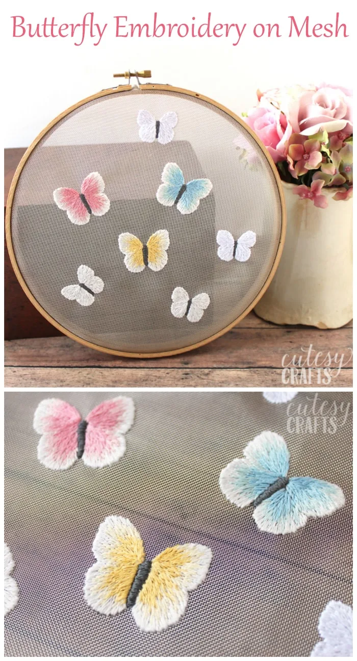 Embroidery Transfer - How to Transfer an Embroidery Pattern - Cutesy Crafts
