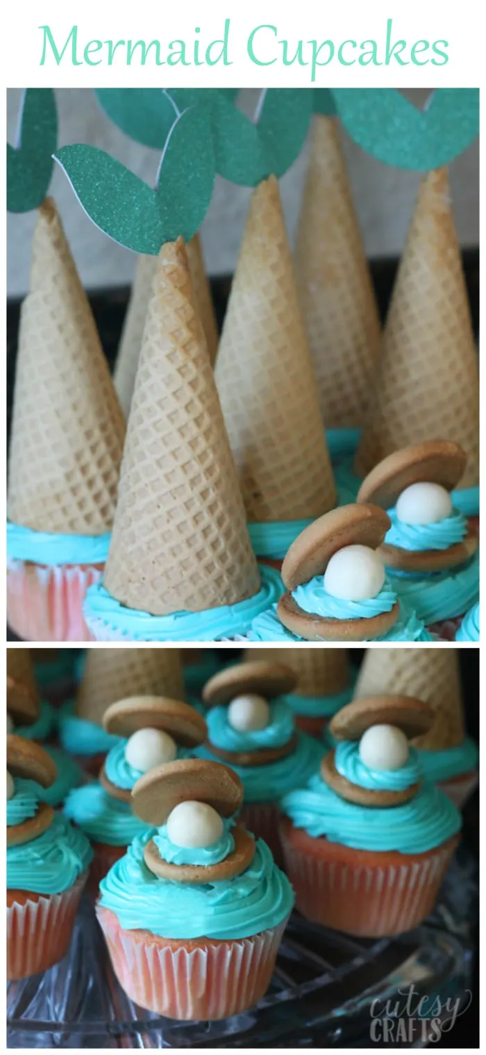 DIY Mermaid Cupcakes