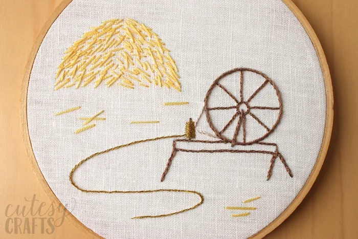 Rumpelstiltskin Fairy Tale Hand Embroidery Pattern