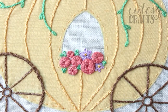 Cinderella Fairy Tale Hand Embroidery Pattern