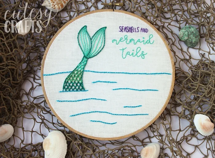 Free Embroidery Patterns - Mermaid