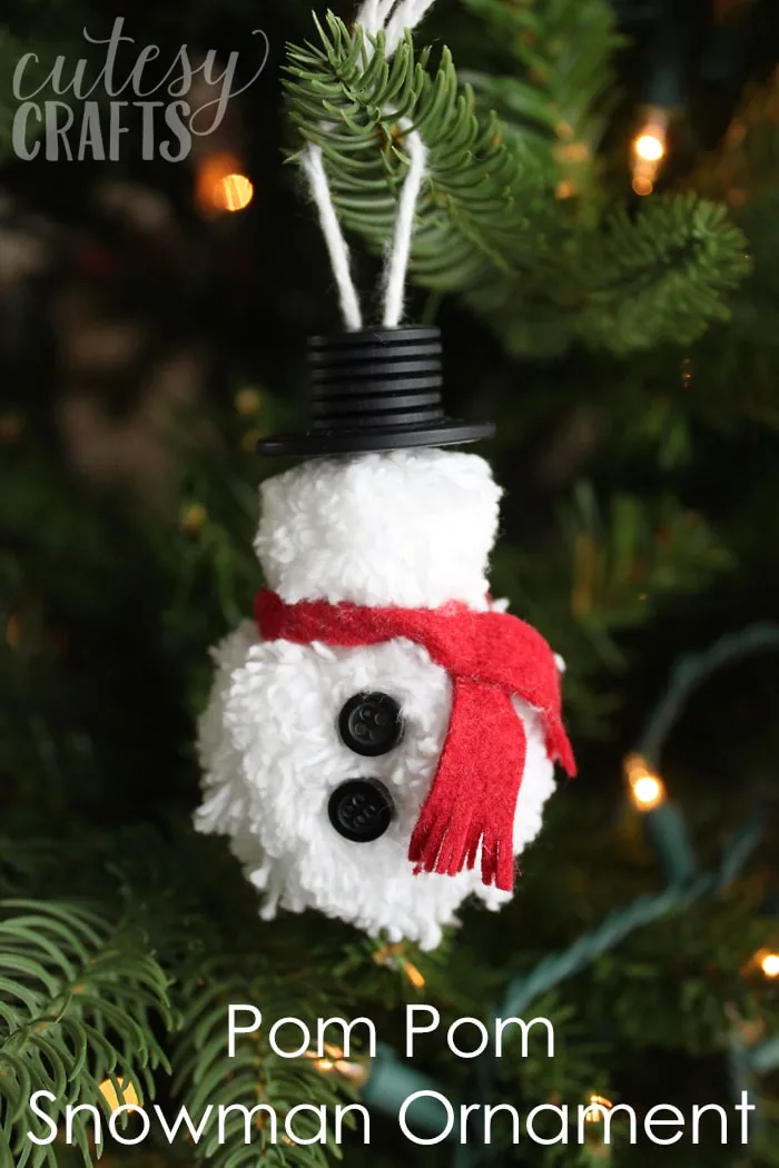 Another Pom Pom Ornament to Make with a Preschooler - Feels Like Home™