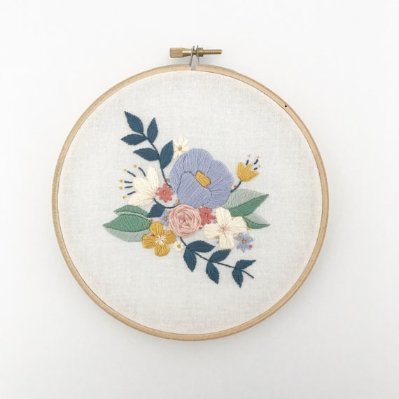 20+ Flower Embroidery Patterns - Cutesy Crafts