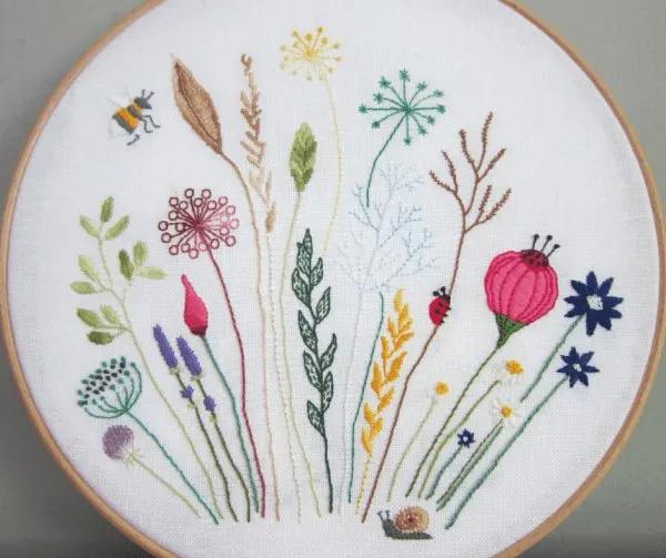 20+ Floral Embroidery Patterns
