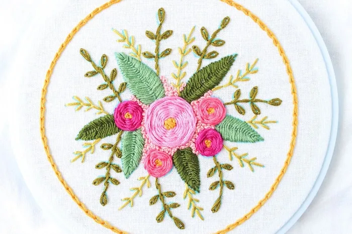 20+ Flower Embroidery Patterns