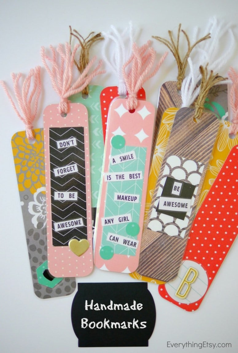 15 DIY Bookmarks - Cutesy Crafts