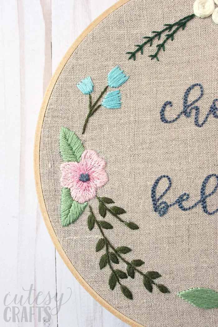 Free Embroidery Design - Choose to Believe - Cutesy Crafts