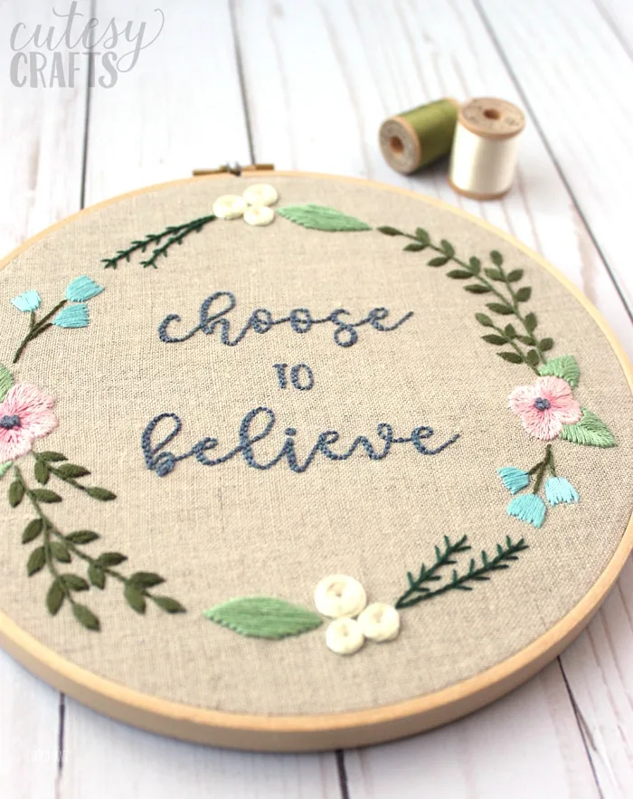 HOME DZINE Craft Ideas  Embroidery hoop crafts