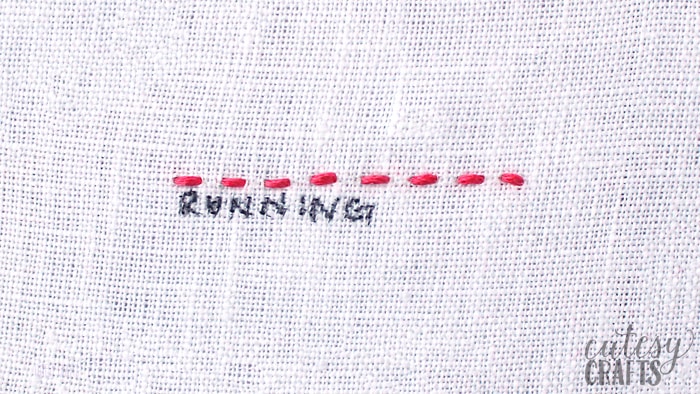 How to do a Running Stitch