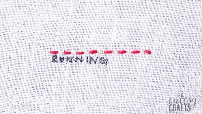 How to do a Running Stitch