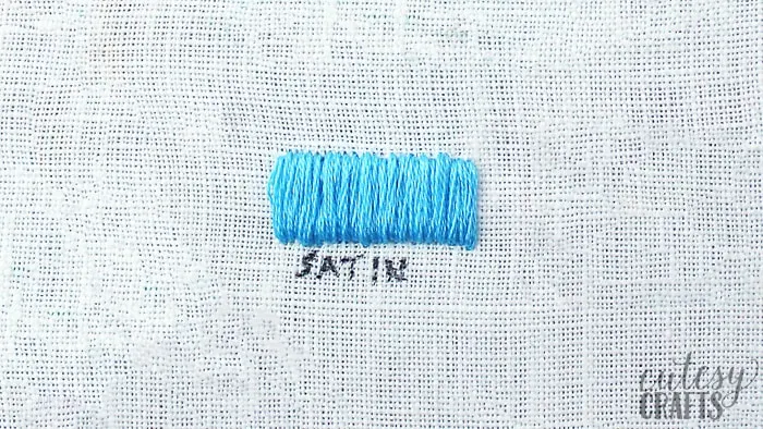 how to do a satin stitch