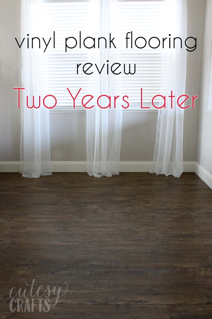 My Vinyl Plank Floor Review Two Years Later Cutesy Crafts