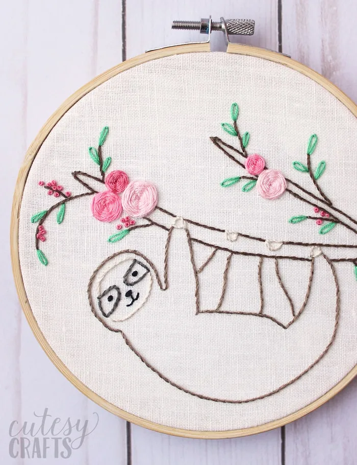 Embroidery Transfer - How to Transfer an Embroidery Pattern - Cutesy Crafts