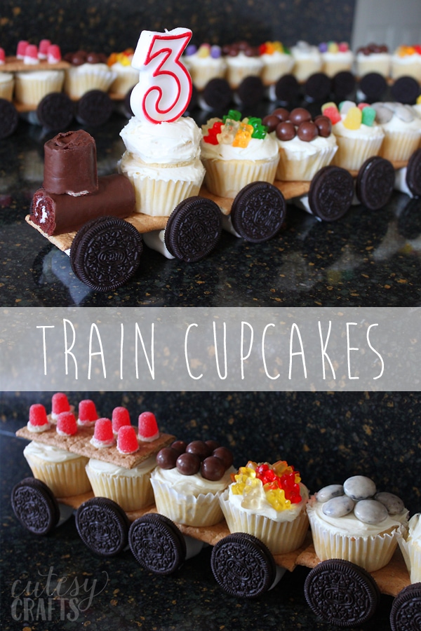 Train Cupcakes - Cutesy Crafts