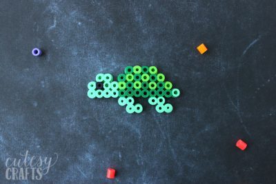 Turtle Perler Bead Pattern - Cutesy Crafts