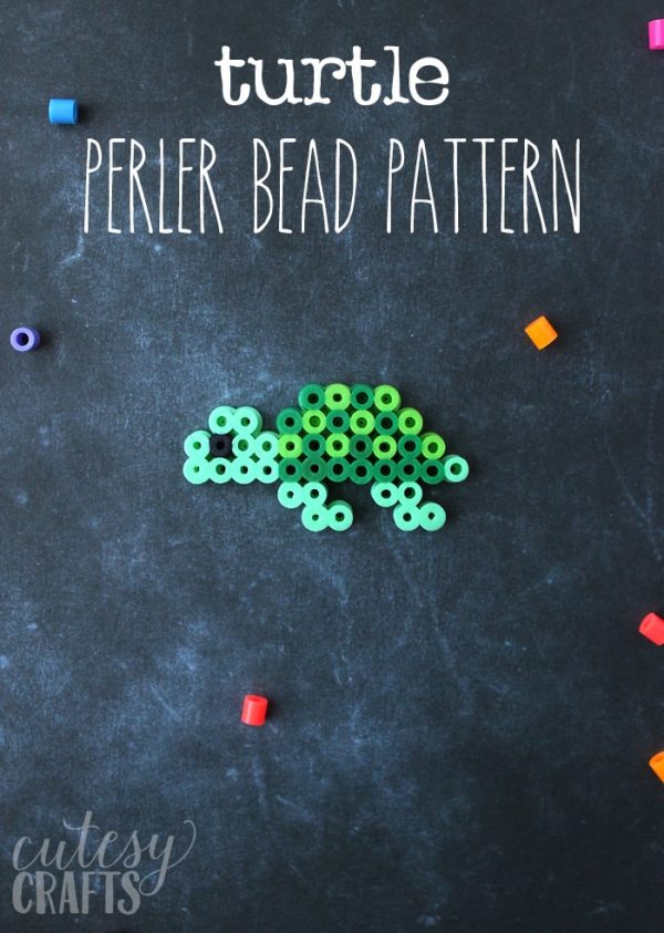 Turtle Perler Bead Pattern Cutesy Crafts