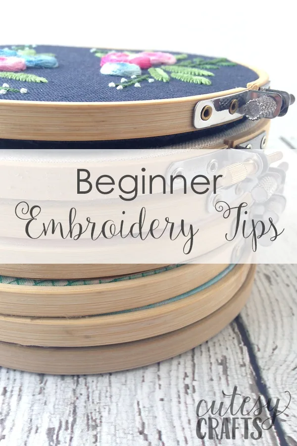Beginner Embroidery Tips
