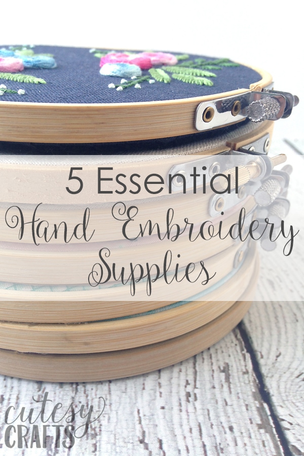 A Few of Our Favorite Embroidery Supplies