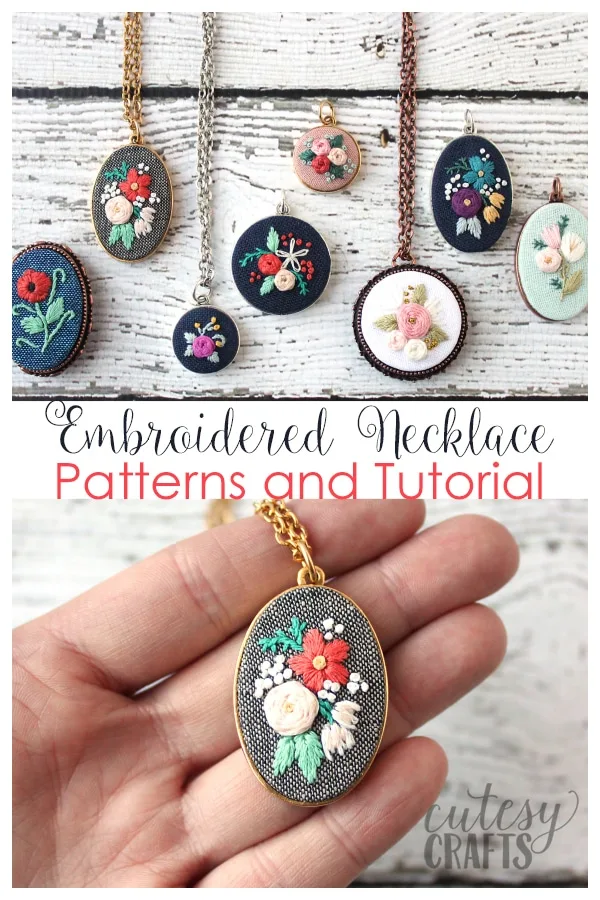 Free Hand Embroidery Necklace Patterns