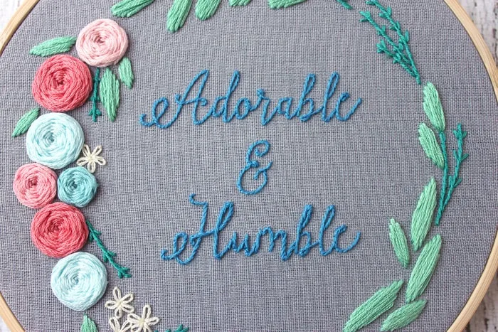 embroider letters