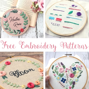 35 Free Embroidery Patterns Cutesy Crafts,Minimalist Industrial House Design Exterior