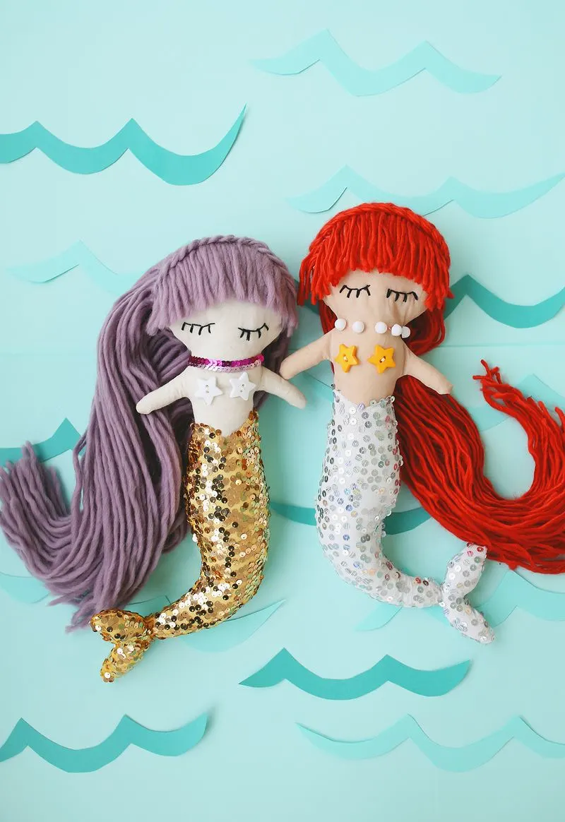 40+ Adorable Mermaid Crafts for Adults and Kids