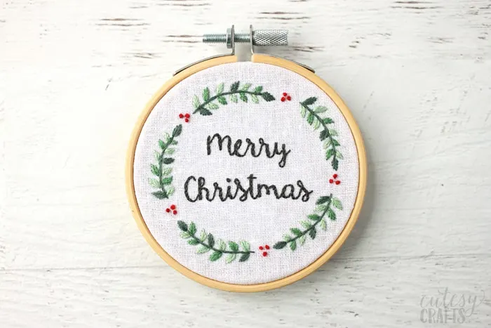 Free Christmas Embroidery Pattern