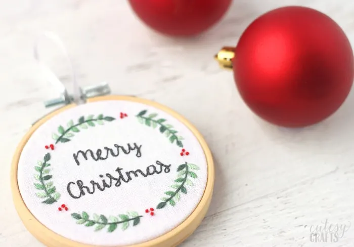 Christmas Ornament Embroidery