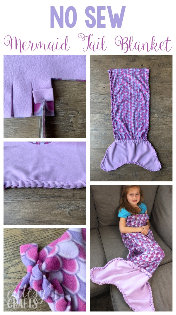 how to make a no sew throw blanket