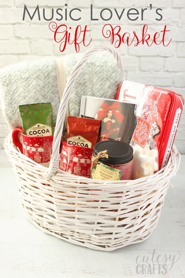 Music Lover's Gift Basket Idea!