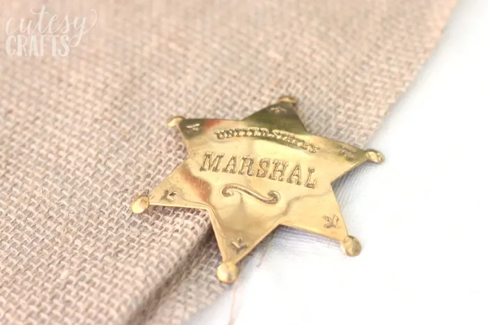 Toy US Marshal Badge