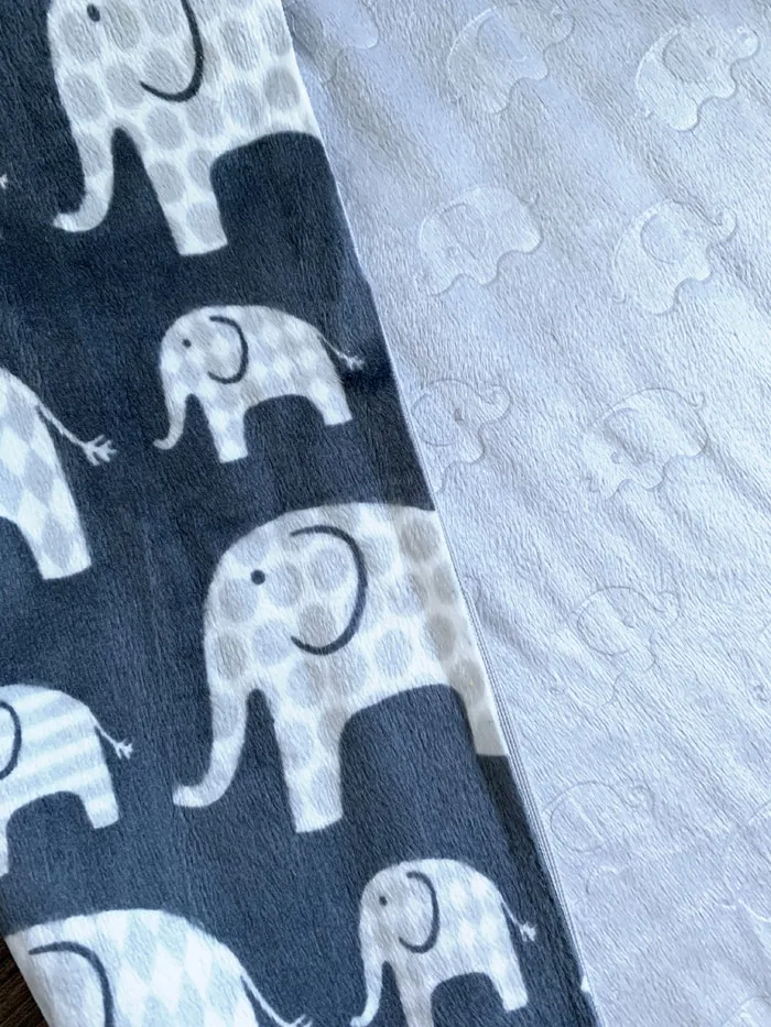 Mink fabric for online baby blankets