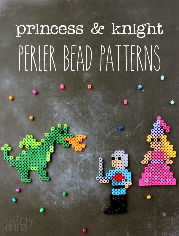 Knight and Princess Perler Bead Designs