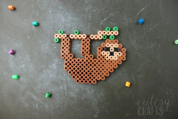 Sloth Perler Bead Pattern