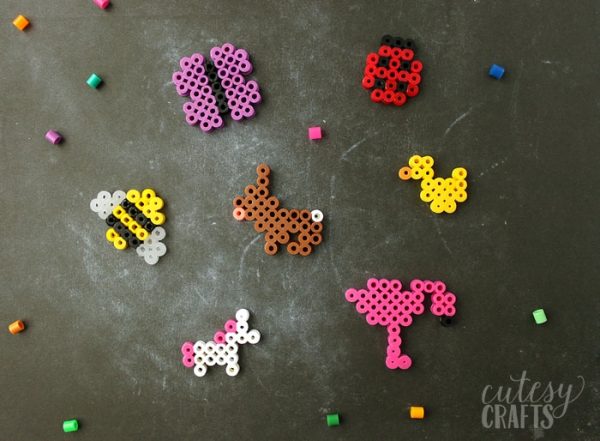 Mini Easy Perler Bead Patterns - Cutesy Crafts