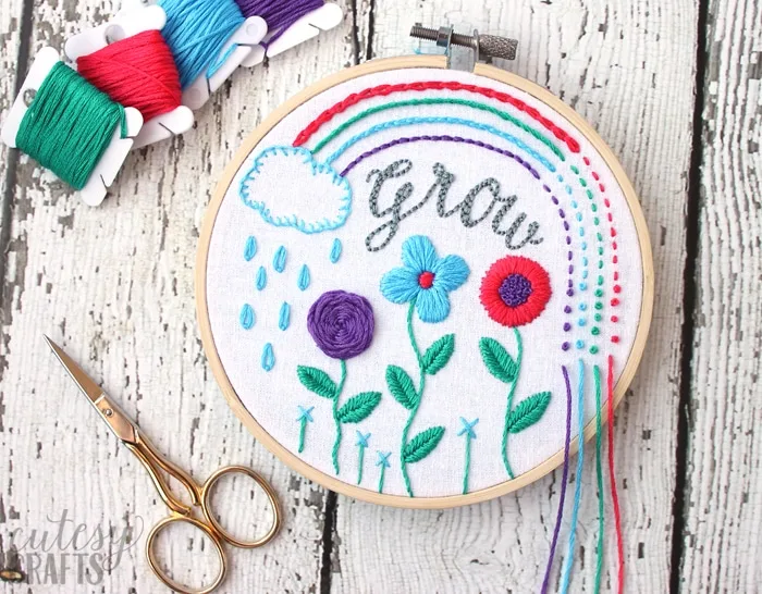 5 FREE Heart Embroidery Patterns {DIY Tutorial} - Wandering