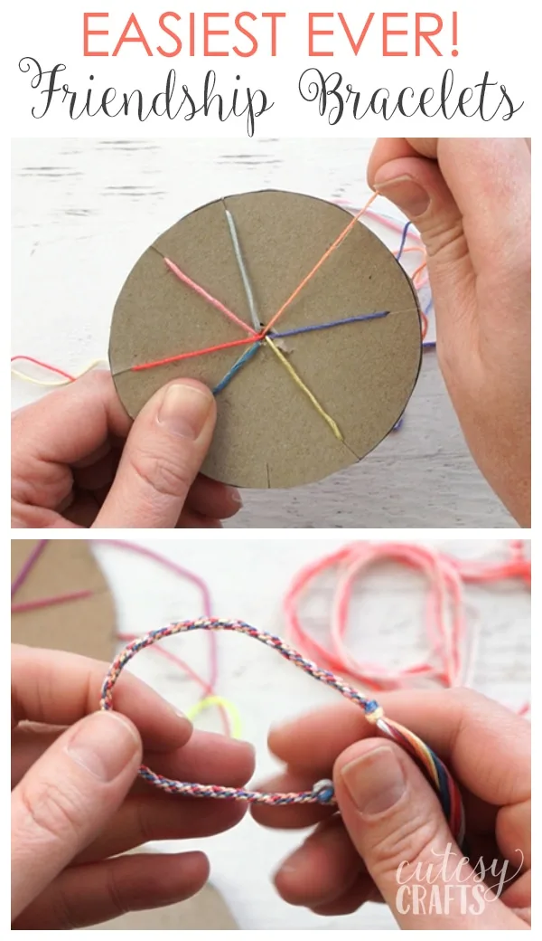 How to Make Friendship Bracelets  The EASIEST way  Cutesy Crafts