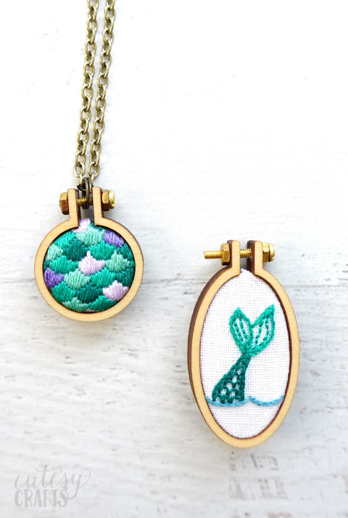 Mini Embroidery Hoops Project