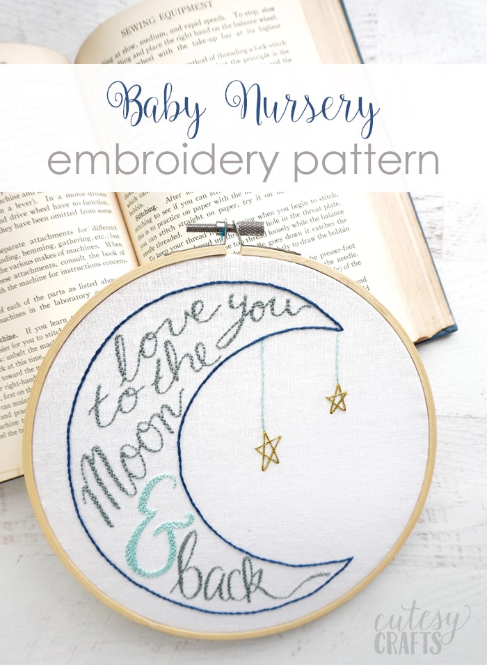 Baby Embroidery Pattern - Great DIY Baby Gift!