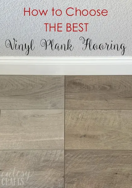 Things you'll need for your Luxury Vinyl Plank Flooring - Cutesy Crafts