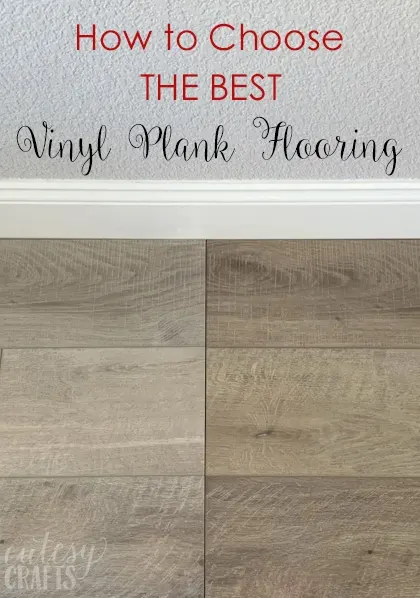 How to Clean Vinyl Plank Flooring - Cutesy Crafts