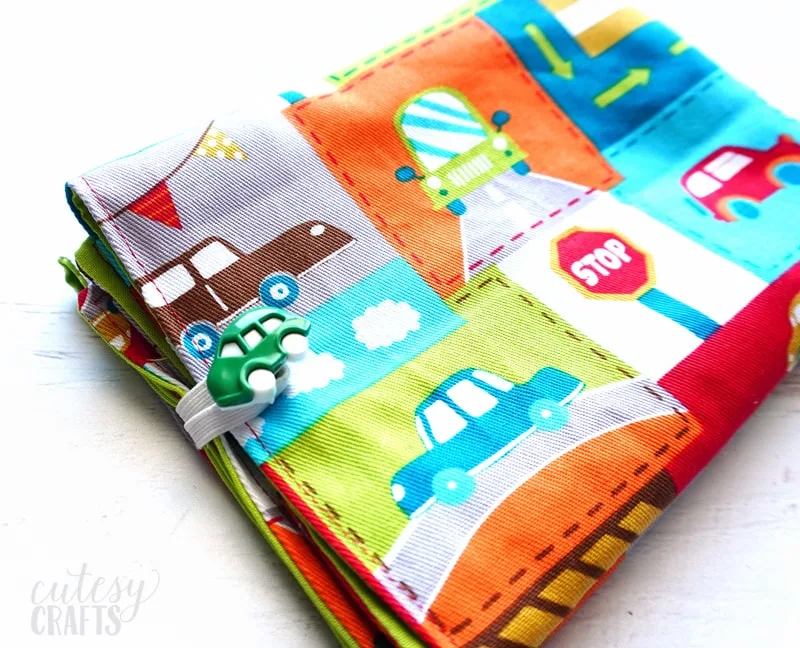 DIY Gift for Kids - Car Wallet Tutorial - Cutesy Crafts