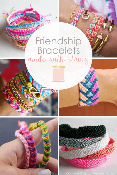 Friendship Bracelet Cardboard Circle 2024